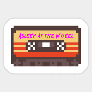 Asleep at the Wheel 8bit cassette Sticker